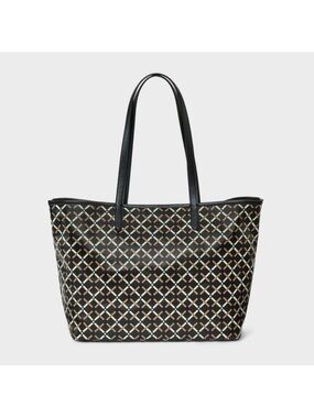 A New Day Black and Cream Patterned Tote